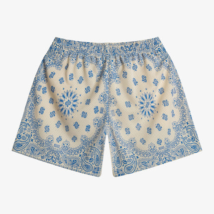 Bravest Studios 'Screenprinted Paisley' Shorts Cream - SOLE SERIOUSS (2)