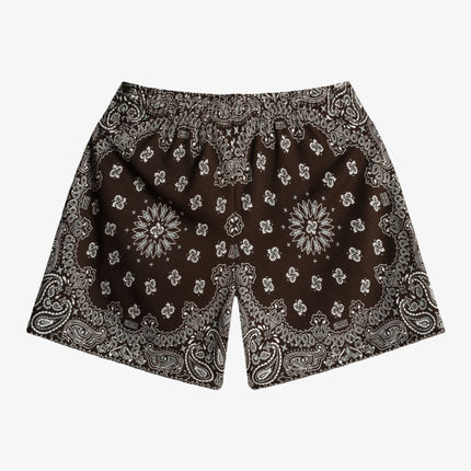 Bravest Studios 'Screenprinted Paisley Two-Tone' Shorts Brown - SOLE SERIOUSS (2)