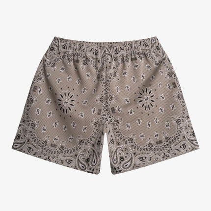 Bravest Studios 'Screenprinted Paisley Two-Tone' Shorts Khaki - SOLE SERIOUSS (2)