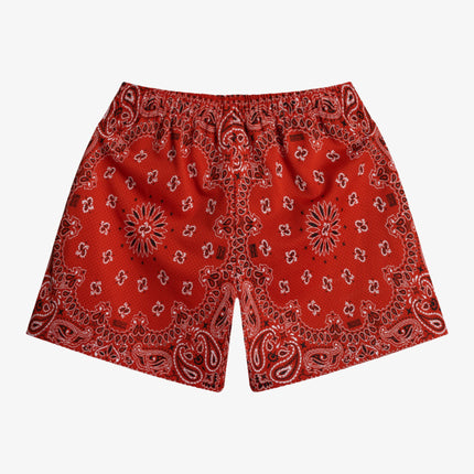 Bravest Studios 'Screenprinted Paisley Two-Tone' Shorts Red - SOLE SERIOUSS (2)