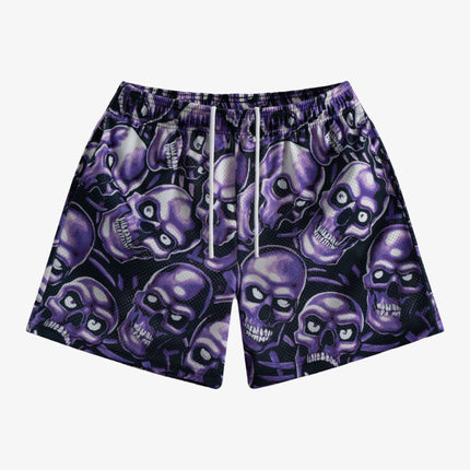 Bravest Studios 'Skully' Shorts Purple - SOLE SERIOUSS (1)