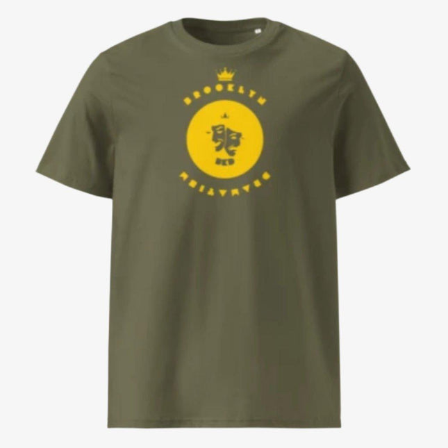 Brooklyn Dramatism 'BKD Classic Logo' Euro Tee Olive Green / Yellow (Slim Fit) - SOLE SERIOUSS (1)