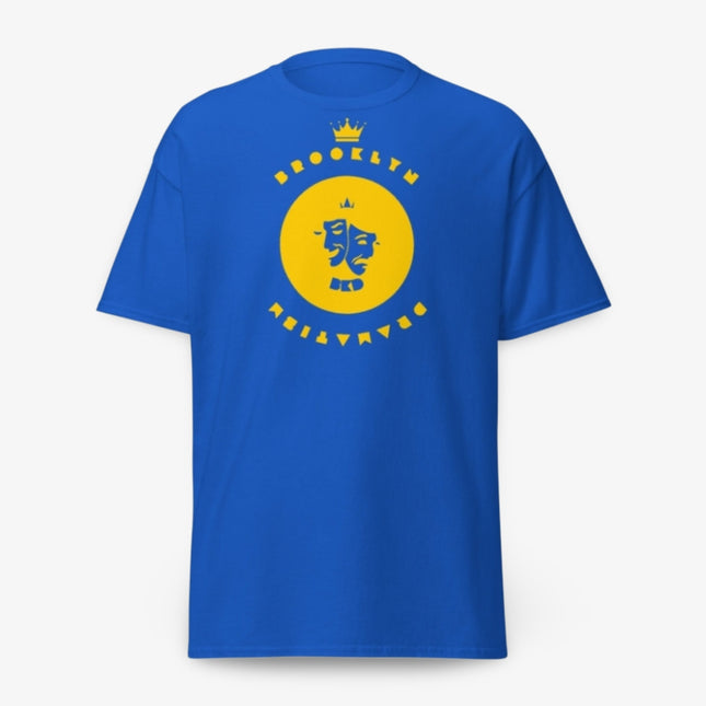 Brooklyn Dramatism 'BKD Classic Logo' Tee Royal Blue / Yellow - SOLE SERIOUSS (1)