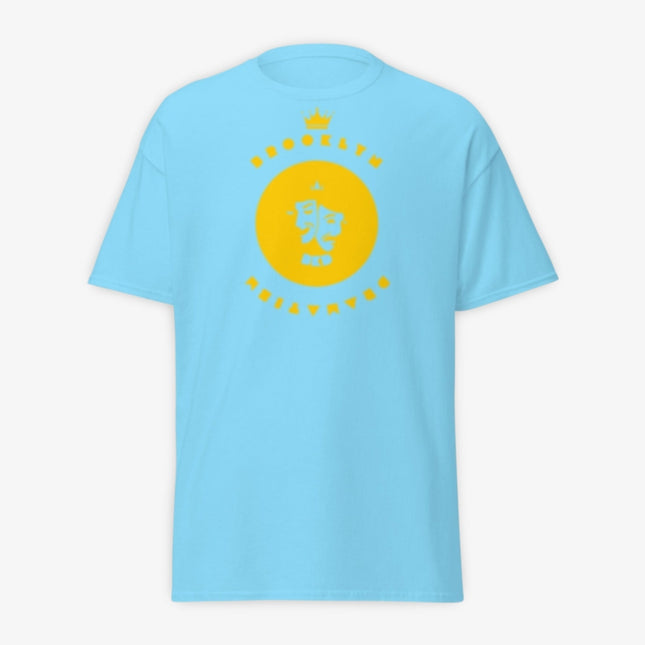 Brooklyn Dramatism 'BKD Classic Logo' Tee Sky Blue / Yellow - SOLE SERIOUSS (1)