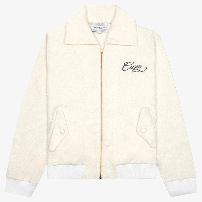 Casablanca 'Caza' Terry Track Jacket Off White - SOLE SERIOUSS (1)