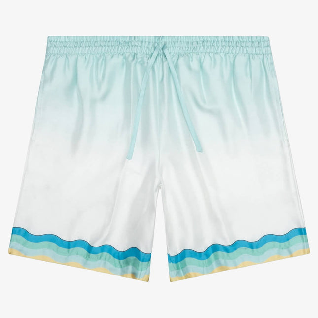 Casablanca 'Memphis' Icon Silk Shorts with Drawstrings Multi-Color - Atelier-lumieres Cheap Sneakers Sales Online (1)