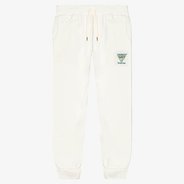 Casablanca 'Tennis Club Icon' Embroidered Sweatpant Off White - SOLE SERIOUSS (1)