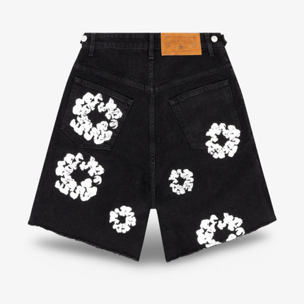 Denim Tears Jean Shorts 'The Cotton Wreath' Black (SS24) 404-010-30 - SOLE SERIOUSS (2)