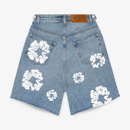 Denim Tears Jean Shorts 'The Cotton Wreath' Light Wash (SS24) 404-81-30 - SOLE SERIOUSS (2)