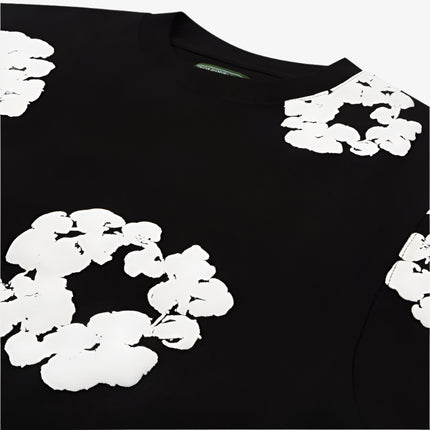 Denim Tears L/S Long Sleeve T-Shirt 'The Cotton Wreath' Black (FW24) | SOLE SERIOUSS [3]