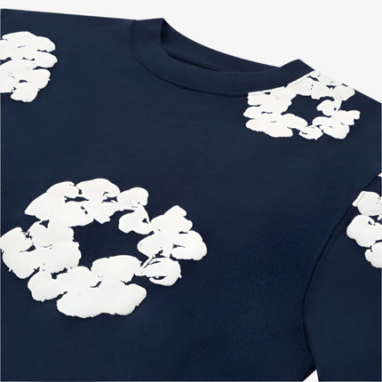 Denim Tears L/S Long Sleeve T-Shirt 'The Cotton Wreath' Navy (FW24) | SOLE SERIOUSS [3]