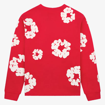 Denim Tears L/S Long Sleeve T-Shirt 'The Cotton Wreath' Red (FW24) | SOLE SERIOUSS [2]