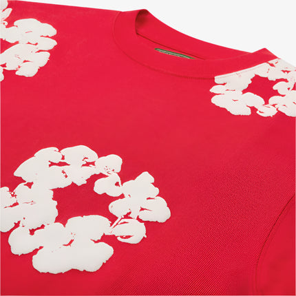 Denim Tears L/S Long Sleeve T-Shirt 'The Cotton Wreath' Red (FW24) | SOLE SERIOUSS [3]