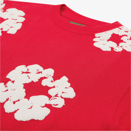 Denim Tears L/S Long Sleeve T-Shirt 'The Cotton Wreath' Red (FW24) | SOLE SERIOUSS [4]