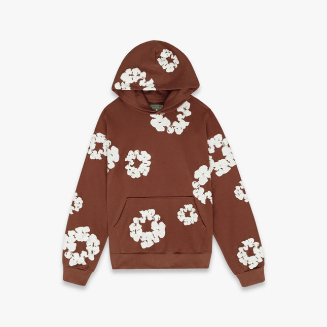 Denim Tears Pullover Hooded Sweatshirt 'The Cotton Wreath' Brown (FW23) 301-905-30 - SOLE SERIOUSS (1)