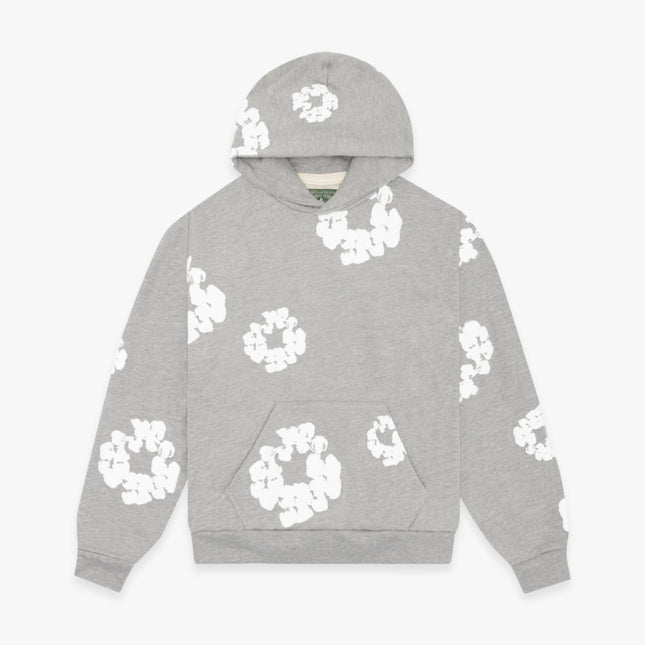 Denim Tears Pullover Hooded Sweatshirt 'The Cotton Wreath' Grey FW23 - SOLE SERIOUSS (1)