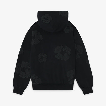 Denim Tears Pullover Hooded Sweatshirt 'The Cotton Wreath Monochrome' Black (SS24) 013-006-140 - SOLE SERIOUSS (2)