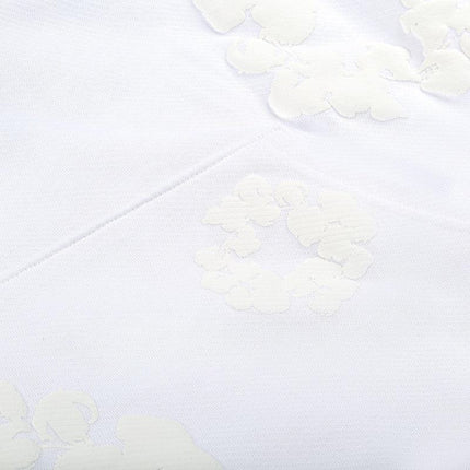 Denim Tears Pullover Hooded Sweatshirt 'The Cotton Wreath Monochrome' White (SS24) | SOLE SERIOUSS [4]