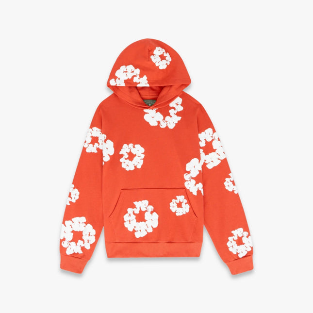 Denim Tears Pullover Hooded Sweatshirt 'The Cotton Wreath' Orange (FW23) 301-090-30 - SOLE SERIOUSS (1)