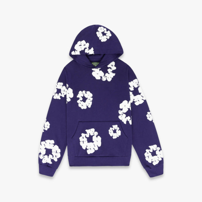 Denim Tears Pullover Hooded Sweatshirt 'The Cotton Wreath' Purple FW23 - SOLE SERIOUSS (1)