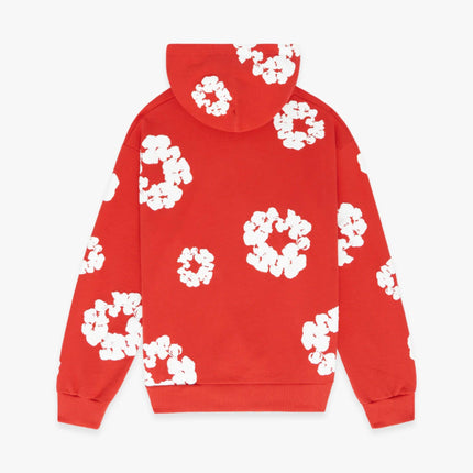 Denim Tears Pullover Hooded Sweatshirt 'The Cotton Wreath' Red (FW23) 301-300-30 - SOLE SERIOUSS (2)