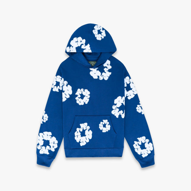 Denim Tears Pullover Hooded Sweatshirt 'The Cotton Wreath' Royal Blue (FW23) 301-020-30 - SOLE SERIOUSS (1)