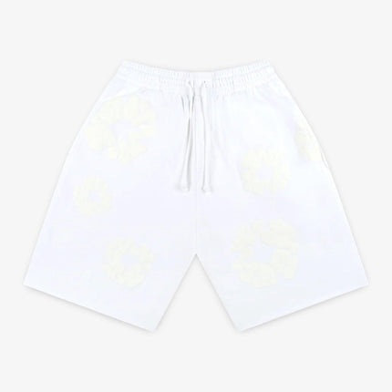 Denim Tears Shorts 'The Cotton Wreath Monochrome' White (SS24) | SOLE SERIOUSS [1]