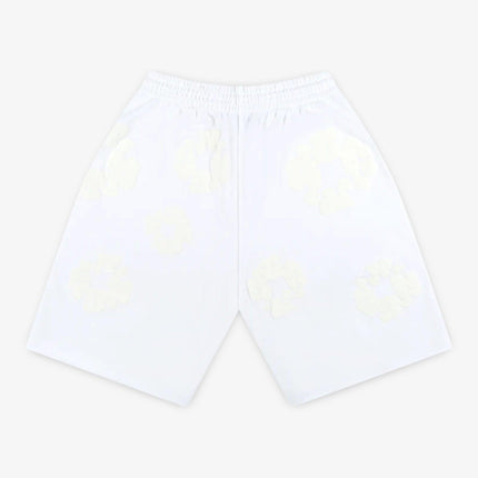 Denim Tears Shorts 'The Cotton Wreath Monochrome' White (SS24) | SOLE SERIOUSS [2]