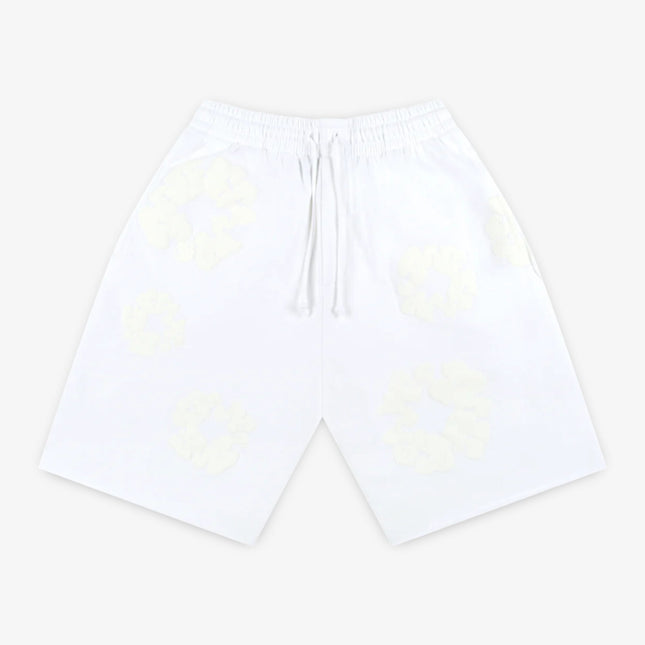 Denim Tears Shorts 'The Cotton Wreath Monochrome' White (SS24) SS24CR007 - SOLE SERIOUSS (1)