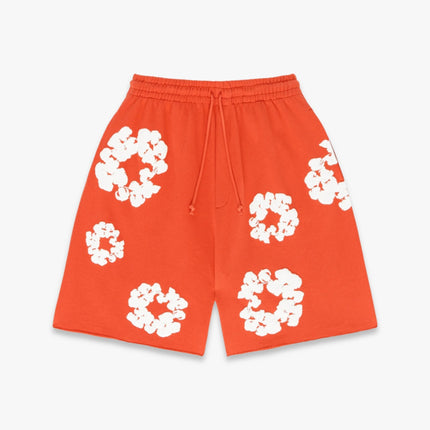 Denim Tears Shorts 'The Cotton Wreath' Orange (FW23) 402-090-30 - SOLE SERIOUSS (1)