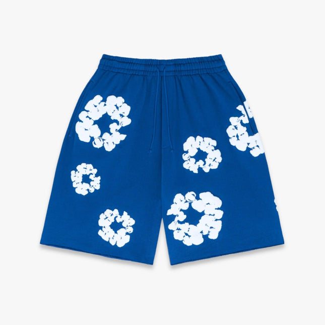 Denim Tears Shorts 'The Cotton Wreath' Royal Blue (FW23) 402-020-30 - SOLE SERIOUSS (1)