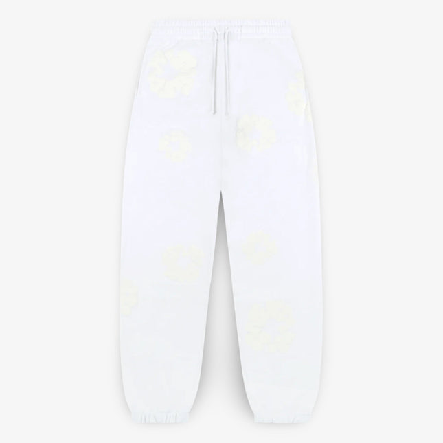 Denim Tears Sweatpants 'The Cotton Wreath Monochrome' White (SS24) SS24CP005 - SOLE SERIOUSS (1)