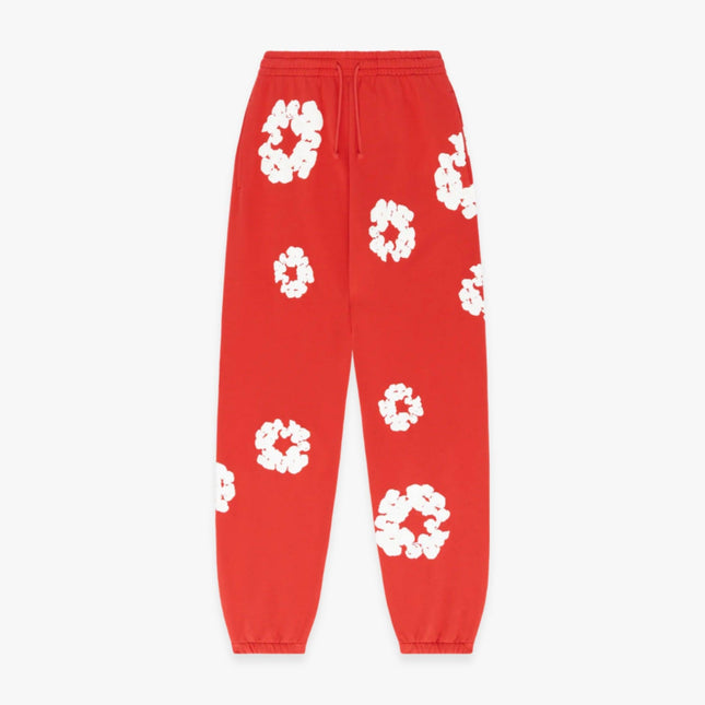 Denim Tears Sweatpants 'The Cotton Wreath' Red (FW23) 401-300-30 - SOLE SERIOUSS (1)