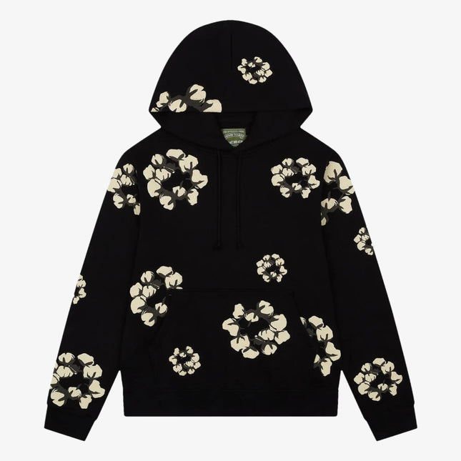 Denim Tears x CPFM / Cactus Plant Flea Market 'Wreath' Pullover Hooded Sweatshirt Black (FW24) | SOLE SERIOUSS [1]