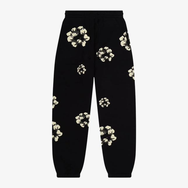 Denim Tears x CPFM / Cactus Plant Flea Market 'Wreath' Sweatpants Black (FW24) | SOLE SERIOUSS [1]