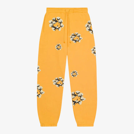 Denim Tears x CPFM / Cactus Plant Flea Market 'Wreath' Sweatpants Yellow (FW24) | SOLE SERIOUSS [1]