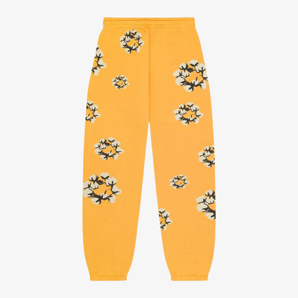 Denim Tears x CPFM / Cactus Plant Flea Market 'Wreath' Sweatpants Yellow (FW24) | SOLE SERIOUSS [2]