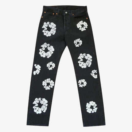 Denim Tears x Levi's 501 Jeans 'The Cotton Wreath' Black (SS21) | SOLE SERIOUSS [1]