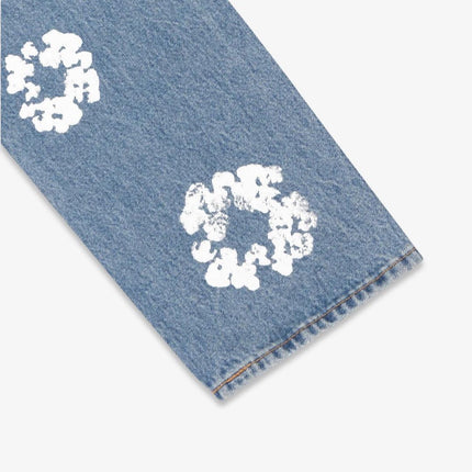 Denim Tears x Levi's 501 Jeans 'The Cotton Wreath' Light Wash (SS21) | SOLE SERIOUSS [3]
