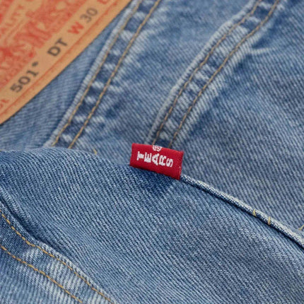 Denim Tears x Levi's 501 Jeans 'The Cotton Wreath' Light Wash (SS21) | SOLE SERIOUSS [5]