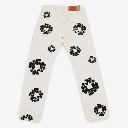 Denim Tears x Levi's 501 Jeans 'The Cotton Wreath' White (SS21) | SOLE SERIOUSS [2]