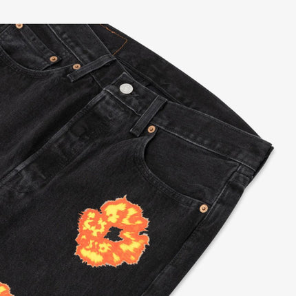 Denim Tears x Offset x Levi's 501 Jeans 'The Cotton Wreath' Black (FW23) BFSET-DP01 | SOLE SERIOUSS [3]
