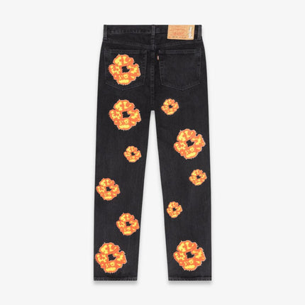 Denim Tears x Offset x Levi's 501 Jeans 'The Cotton Wreath' Black (FW23) | SOLE SERIOUSS [2]