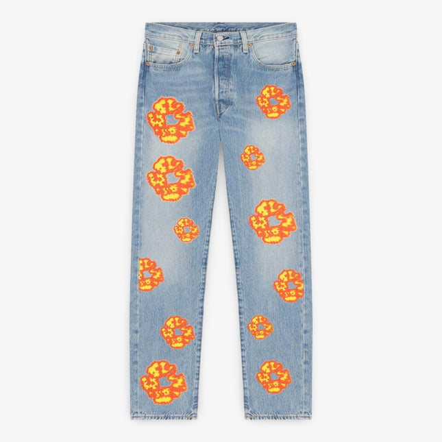 Denim Tears x Offset x Levi's 501 Jeans 'The Cotton Wreath' Light Wash (FW23) BFSET-DP02 | SOLE SERIOUSS [1]