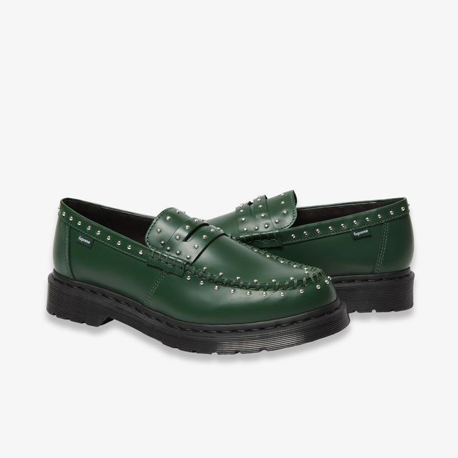 Dr. Martens x Supreme Airwair Studded Penton Loafer Green (2025) 41873300 | SOLE SERIOUSS [1]