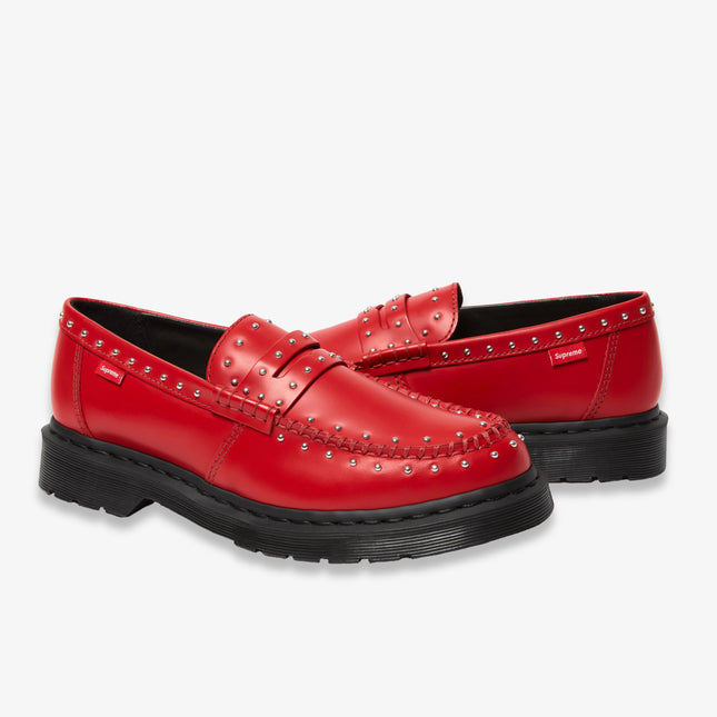 Dr. Martens x Supreme Airwair Studded Penton Loafer Poppy Red (2025) 41873600 | SOLE SERIOUSS [1]