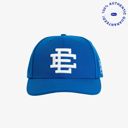 Eric Emanuel EE '91' 3D Embroidered Basic 6-Panel Structured Snapback Hat Blue / White (FW24) CA912COT-LAPWHT-ADJ | SOLE SERIOUSS [2]