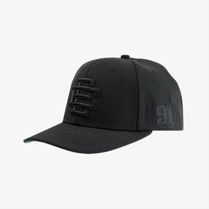 Eric Emanuel EE '91' 3D Embroidered Basic Snapback Hat Black - SOLE SERIOUSS (1)