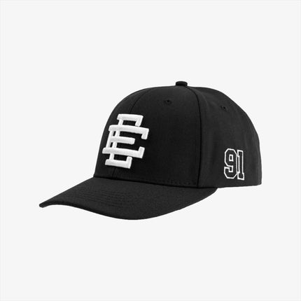 Eric Emanuel EE '91' 3D Embroidered Basic Snapback Hat Black / White - SOLE SERIOUSS (1)