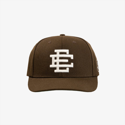 Eric Emanuel EE '91' 3D Embroidered Basic Snapback Hat Brown / White - SOLE SERIOUSS (2)